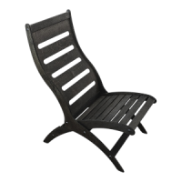 Шезлонг разборный в пропитке