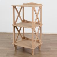 Этажерка - стеллаж Джульетта - 2 ур. (без отделки)