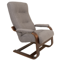 Кресло для отдыха Марго (RunaTaupe, орех антик)