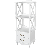 Этажерка Джульетта 2 уровня 49,5х40,5х124,5 см 