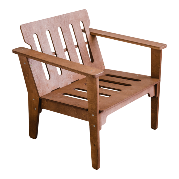 Кресло садовое (пропитка орех)