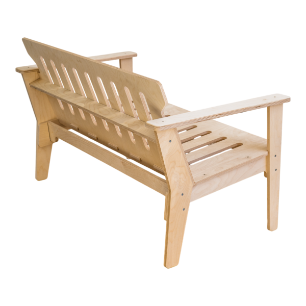 Диван без отделки (садовый)