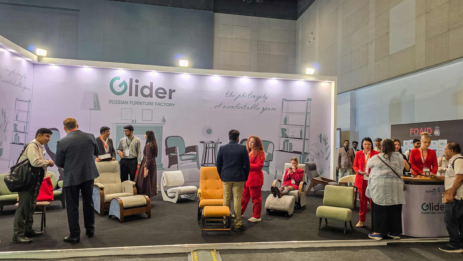 «Глайдер» на международной выставке в Мумбаи