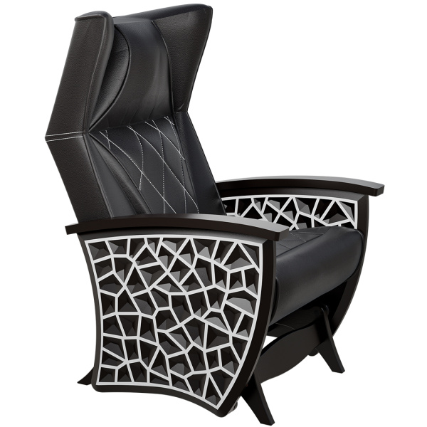 Кресло-маятник - Кристалл (EVA6, венге + молочный дуб)