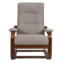 Кресло для отдыха Марго (RunaTaupe, орех антик)