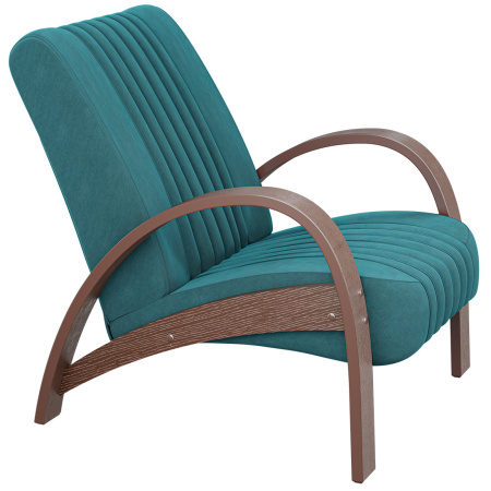 Кресло S7Люкс (UltraAtlantic, орех антик шпон)