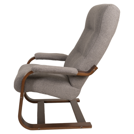 Кресло для отдыха Марго (RunaTaupe, орех антик)