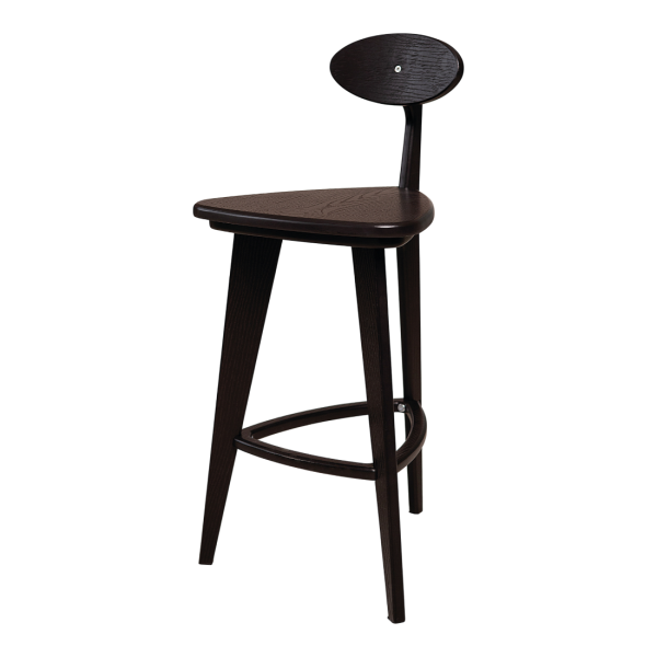 Полубарный стул 3 прямые ноги