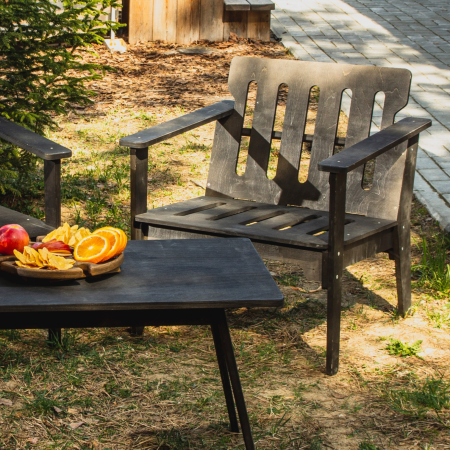 Кресло садовое в пропитке