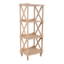 Этажерка - стеллаж Джульетта - 3 ур. без отделки