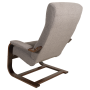 Кресло для отдыха Марго (RunaTaupe, орех антик)