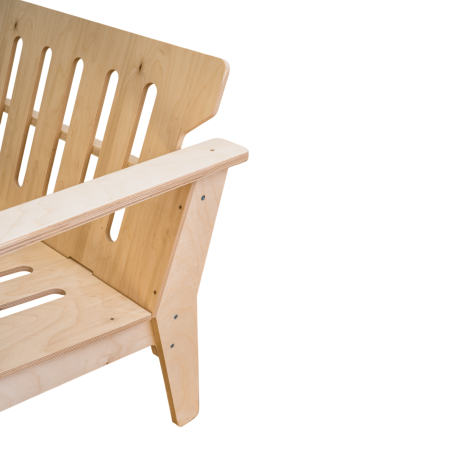 Диван садовый без отделки 