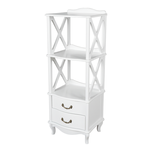 Этажерка Джульетта 2 уровня 49,5х40,5х124,5 см 