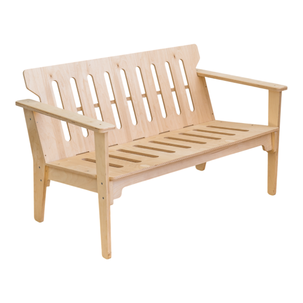 Диван без отделки (садовый)