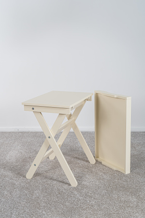 Складной столик Лотос (молочный дуб)