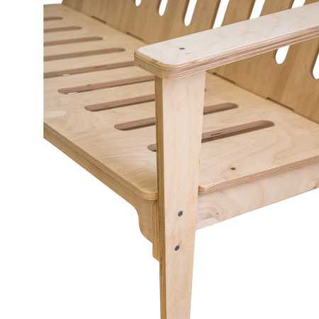 Диван садовый без отделки 