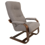 Кресло для отдыха Марго (RunaTaupe, орех антик)